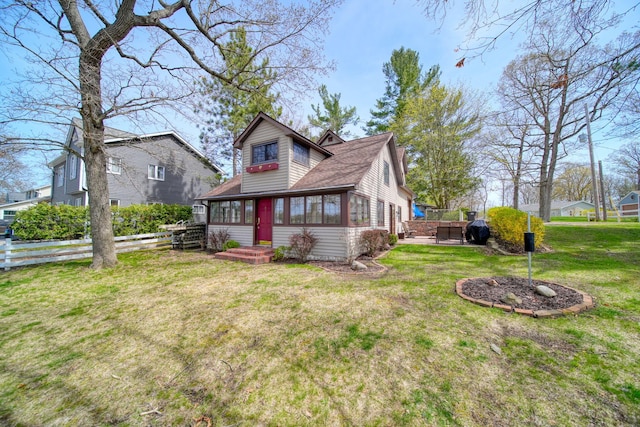 8577 Glenwood Ct, Jackson, MI 49201 - exterior space with a lawn