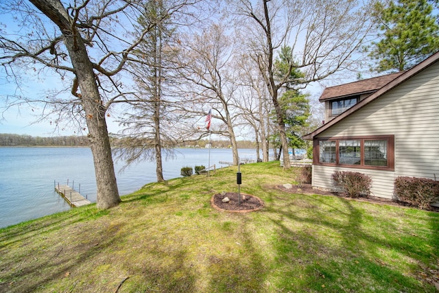 8577 Glenwood Ct, Jackson, MI 49201 - view of yard with a water view