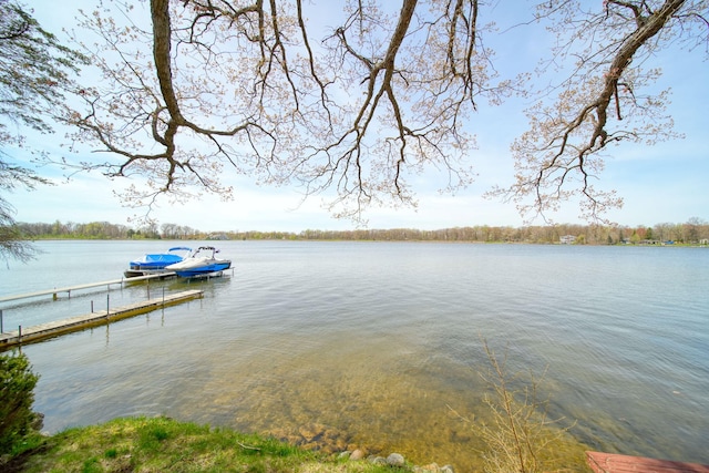 8577 Glenwood Ct, Jackson, MI 49201 - view of dock featuring a water view
