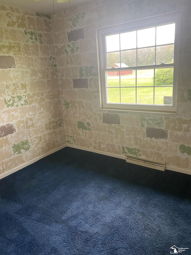 12036 S Custer, Dundee, MI 48133 - carpeted empty room featuring baseboards