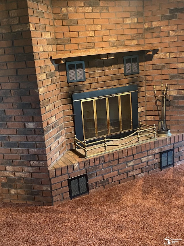 12036 S Custer, Dundee, MI 48133 - detailed view of brick wall