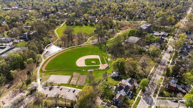 birds eye view of property featuring a residential view