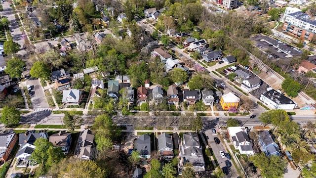 birds eye view of property featuring a residential view