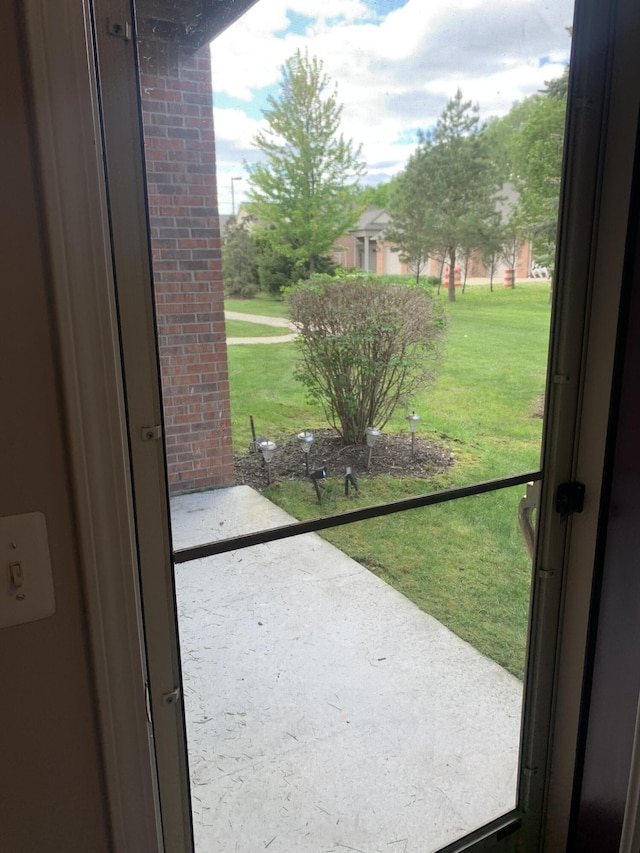 doorway featuring a wealth of natural light