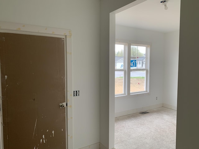 3112 Thornbury Dr, Holland, MI 49424 - hallway featuring baseboards and visible vents