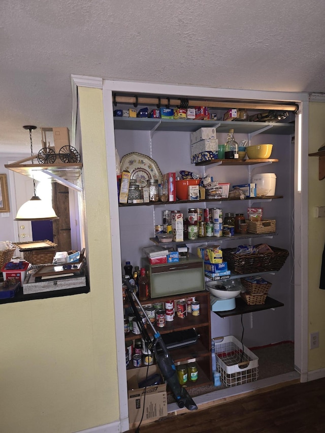 view of pantry