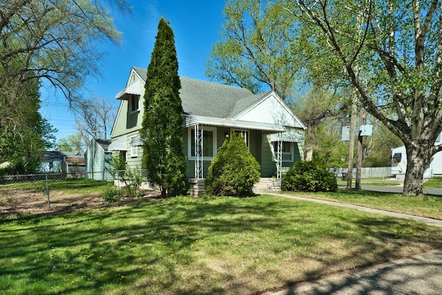 view of front of house featuring roof with shingles