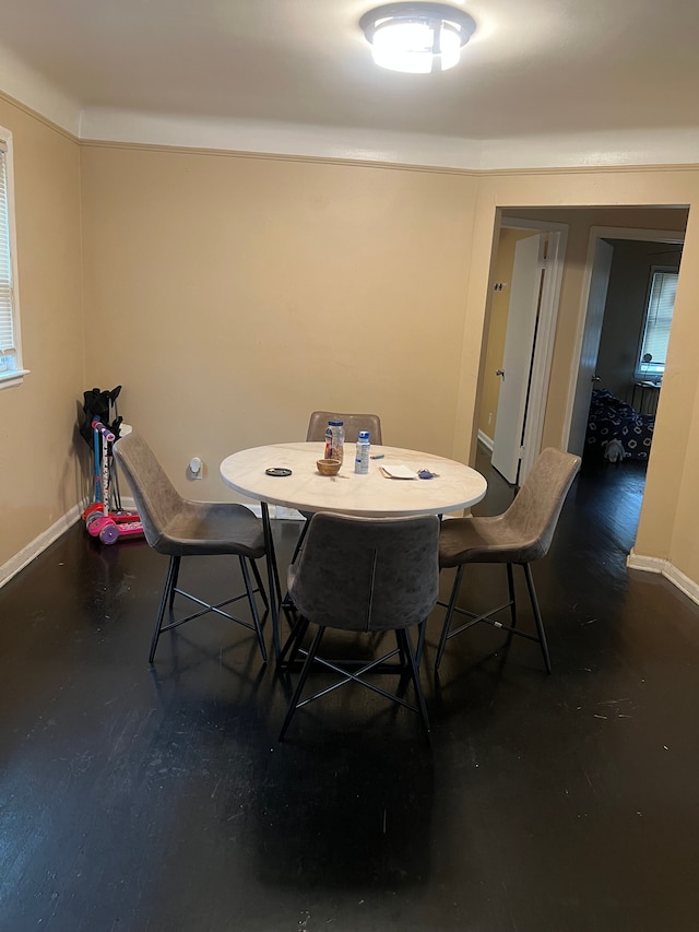 15758 Hubbell St, Detroit, MI 48227 - dining room with baseboards and wood finished floors