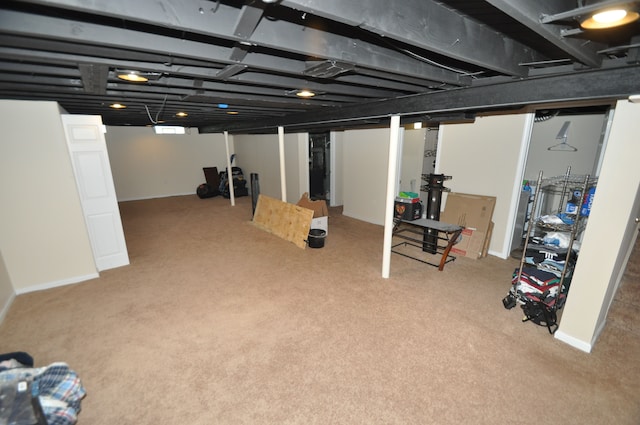 1506 E Windemere Ave, Royal Oak, MI 48073 - finished below grade area featuring carpet floors