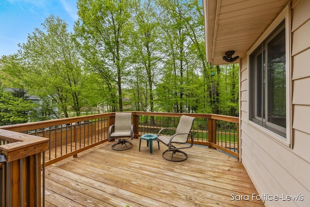 view of deck