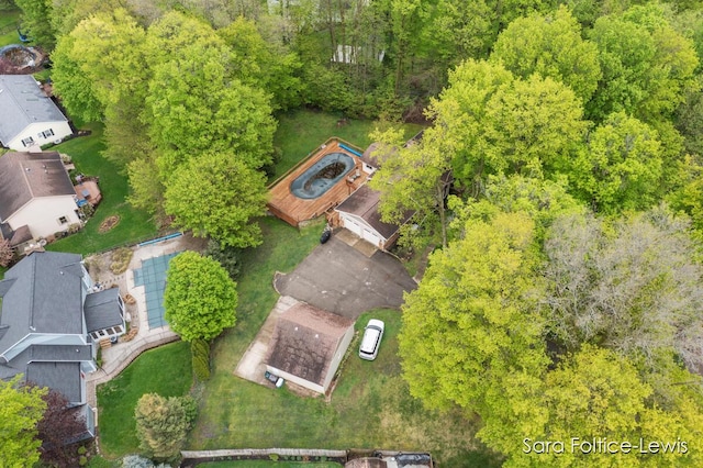 aerial view
