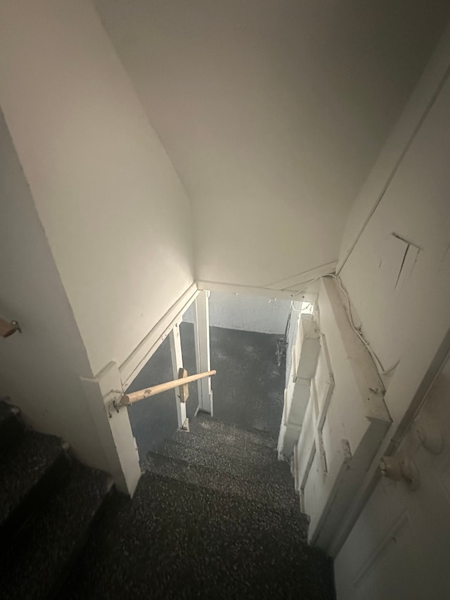 view of stairs