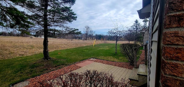 view of yard featuring a patio