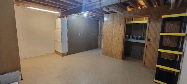 view of basement