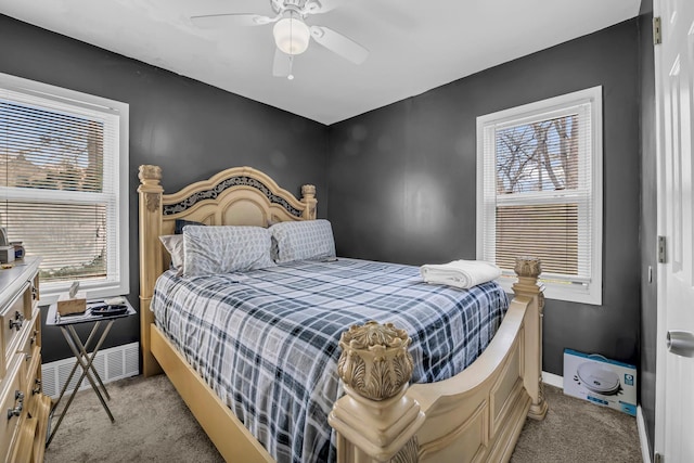 19631 Dwyer St, Detroit, MI 48234 - bedroom with baseboards, ceiling fan, and light colored carpet