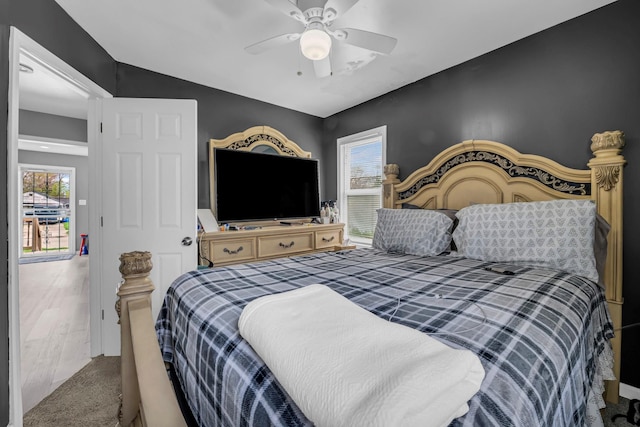 19631 Dwyer St, Detroit, MI 48234 - bedroom with a ceiling fan, multiple windows, and carpet