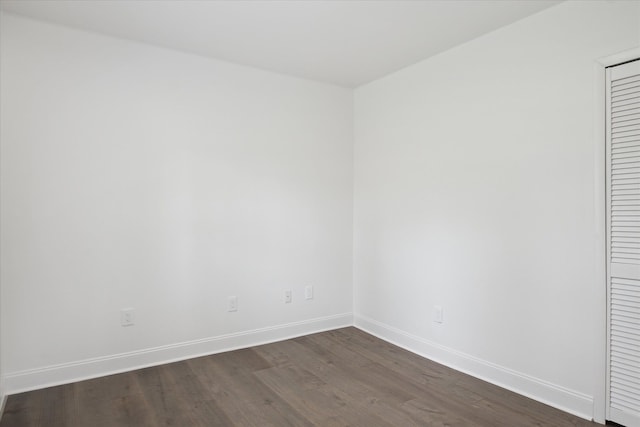 224 N Hewitt Rd, Ypsilanti, MI 48197 - empty room with dark wood finished floors and baseboards