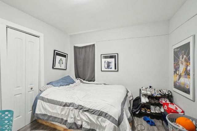 14141 Edmore Dr, Detroit, MI 48205 - bedroom with a closet and wood finished floors