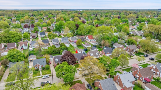 bird's eye view featuring a residential view