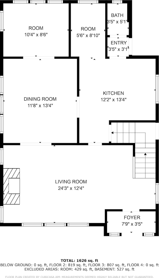 16560 Ashton Ave, Detroit, MI 48219 - property floor plan