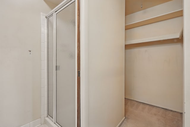 25030 Sherwood Cir, Southfield, MI 48075 - full bath with a shower stall