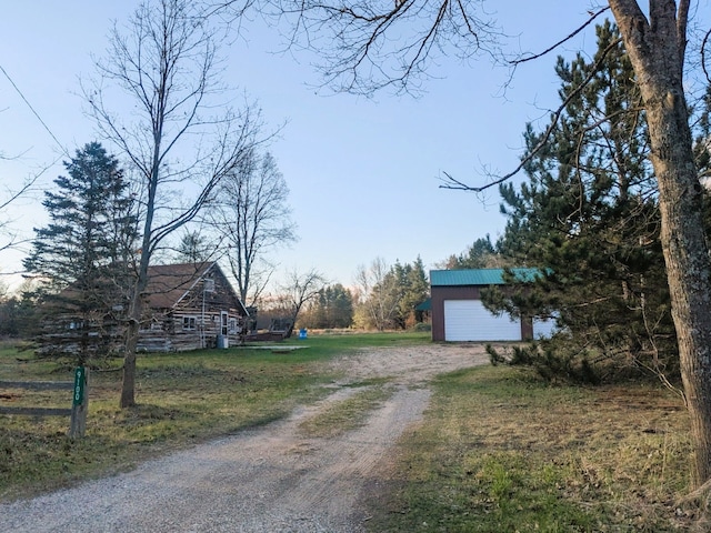 view of street with driveway