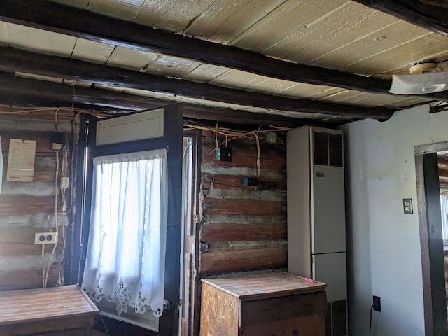 miscellaneous room featuring a heating unit
