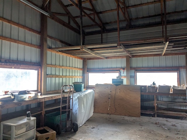view of horse barn