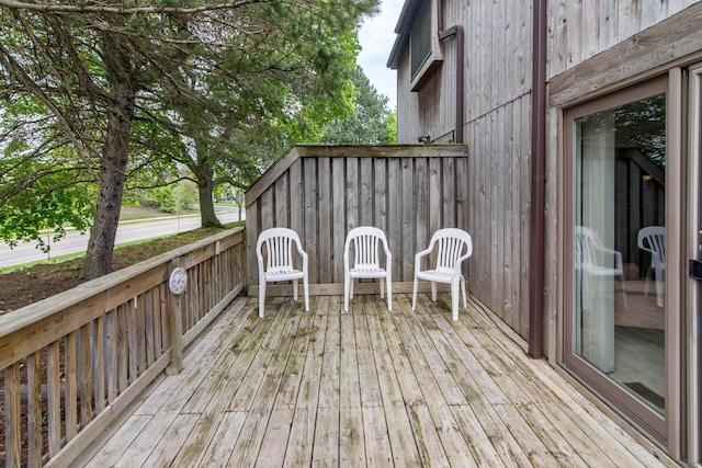 view of deck
