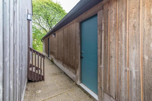 view of side of property