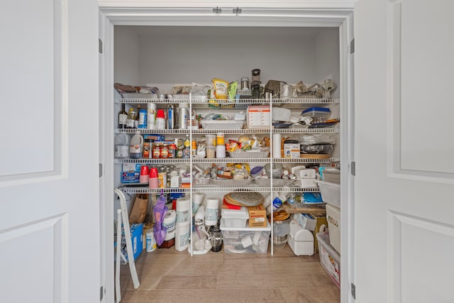view of pantry