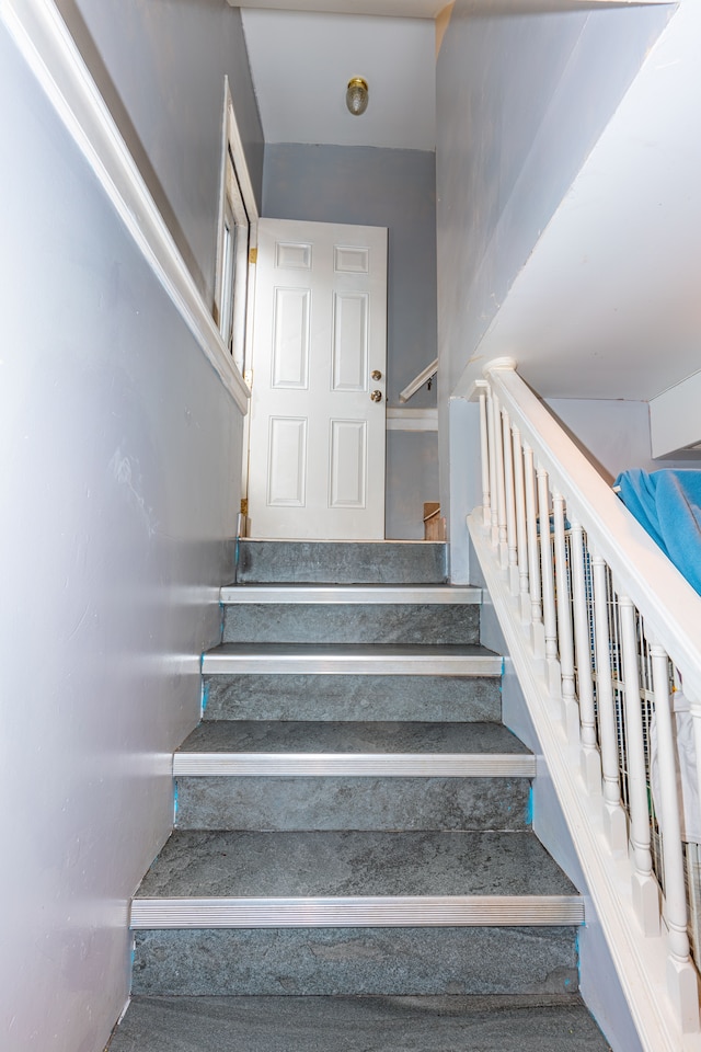 view of stairs