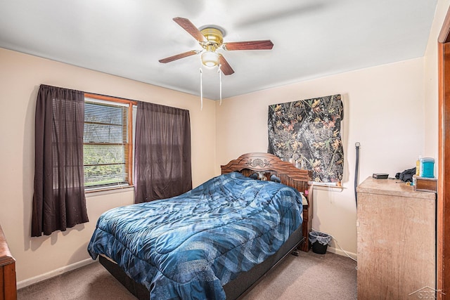 11965 Speaker Rd, Yale, MI 48097 - carpeted bedroom with baseboards and ceiling fan