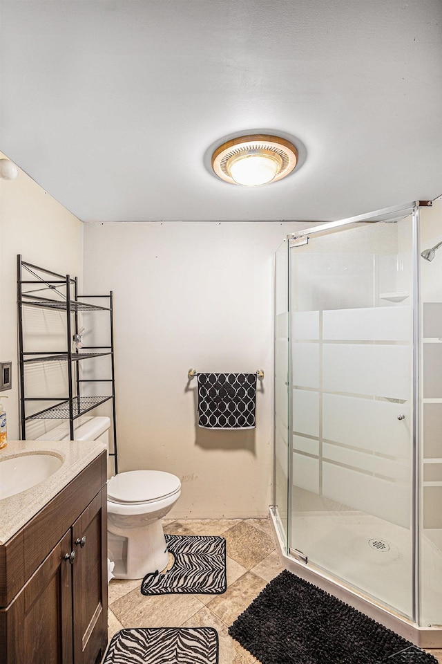 11965 Speaker Rd, Yale, MI 48097 - full bath featuring vanity, a shower stall, and toilet