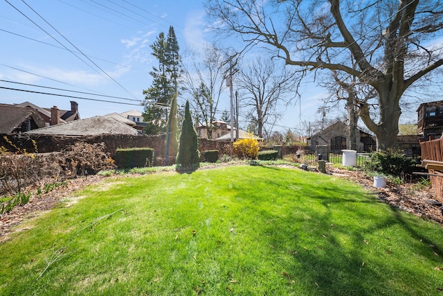 725 W Boston Blvd, Detroit, MI 48202 - view of yard with a fenced backyard