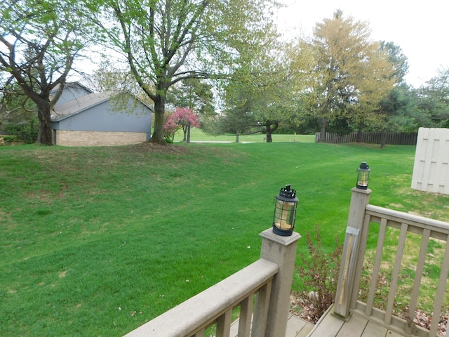 view of yard