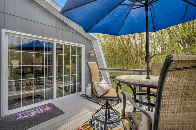 view of deck
