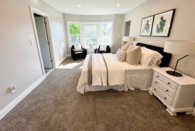 2439 Sheridan St, Detroit, MI 48214 - bedroom featuring baseboards, carpet, and recessed lighting