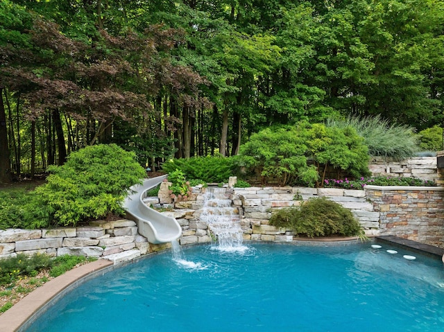 10463 W H Ave, Kalamazoo, MI 49009 - outdoor pool featuring a water slide