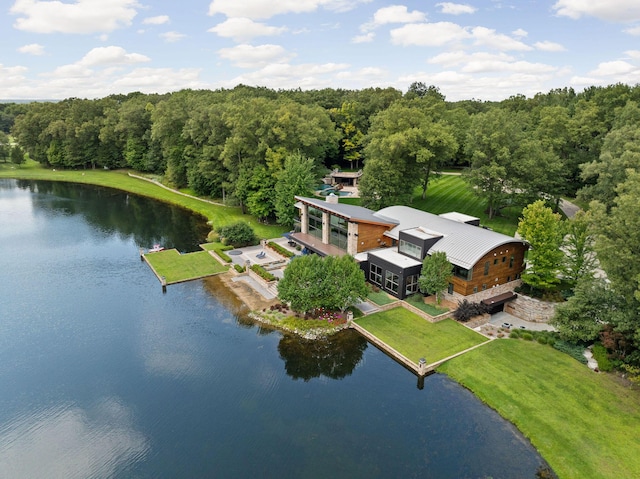 10463 W H Ave, Kalamazoo, MI 49009 - aerial view featuring a water view