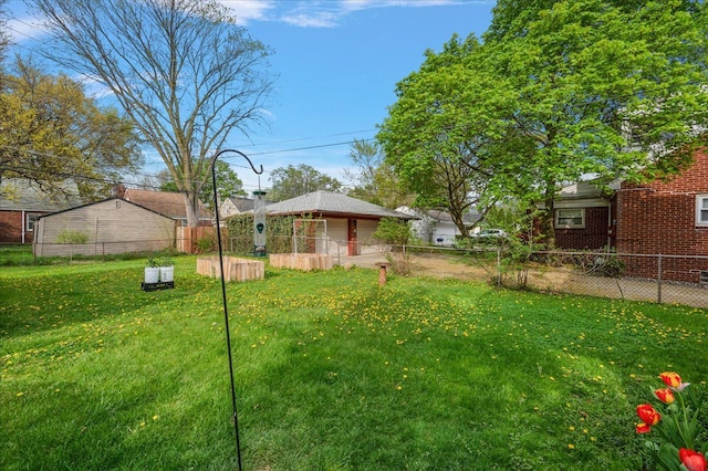 2180 Vernier Rd, Grosse Pointe Woods, MI 48236 - view of yard with fence