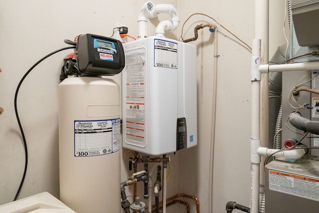 utilities featuring water heater
