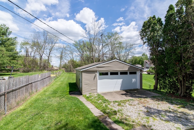 1291 E Lake Dr, Novi, MI 48377 - view of detached garage
