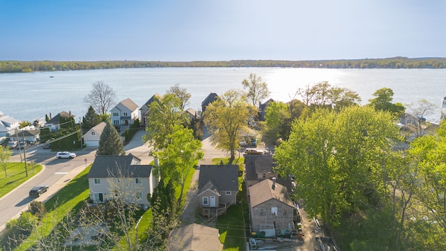 1291 E Lake Dr, Novi, MI 48377 - aerial view of residential area with a nearby body of water