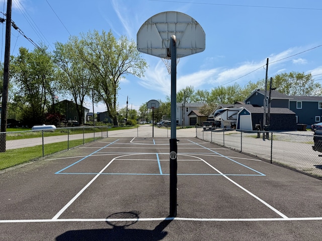2964 Morin Point St, Erie, MI 48133 - view of basketball court with fence and community basketball court