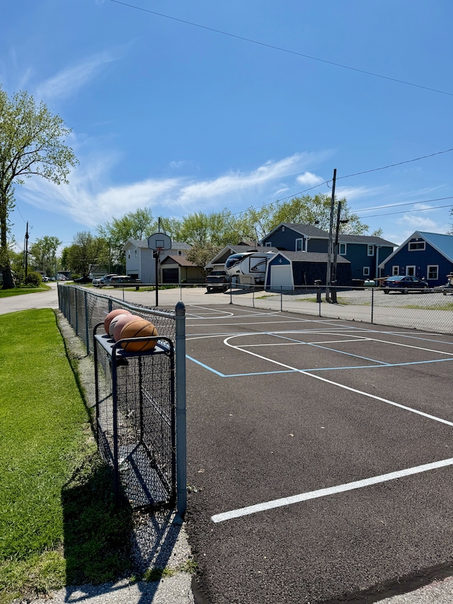 2964 Morin Point St, Erie, MI 48133 - view of car parking with fence and a residential view