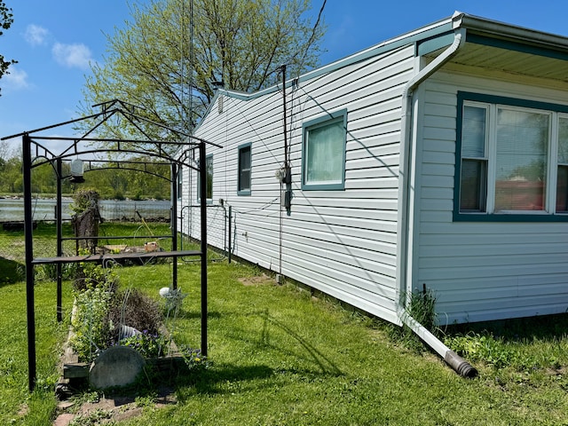 2964 Morin Point St, Erie, MI 48133 - view of property exterior featuring fence and a lawn