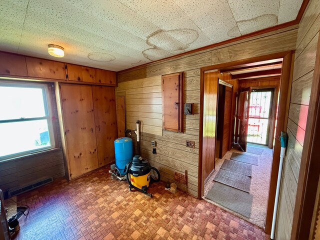 2964 Morin Point St, Erie, MI 48133 - spare room featuring wood walls and healthy amount of natural light