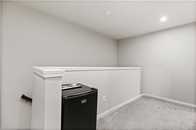4867 Glenora Dr, Lake Orion, MI 48359 - unfurnished office featuring baseboards, carpet, and recessed lighting