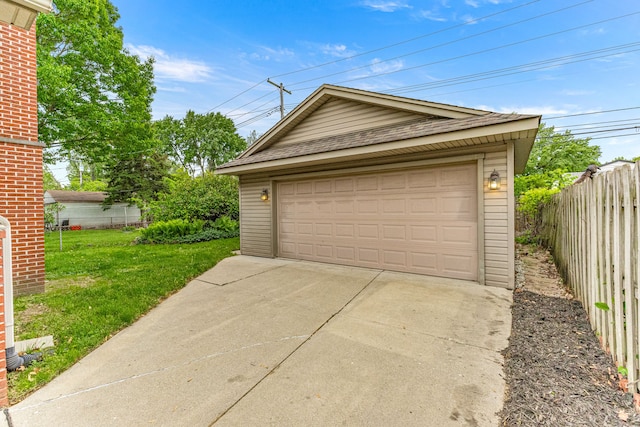 4938 Lincoln Blvd, Dearborn Heights, MI 48125 - view of detached garage